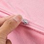 Sofa dziecięca VEVOR, fotel dziecięcy z gąbki 28D i krótkiego włosia z podłokietnikami, sofa dla malucha do czytania i zabawy, rozkładana sofa dziecięca do pokoju zabaw, sypialnia, różowy, rozmiar M (rozmiar)