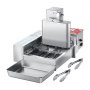 VEVOR Commercial Automatic Donuts Machine, 4 Rows Donuts Making Equipment, 240 pcs/hour Electric High Power Doughnut Maker, Stainless Steel Frying Auto Fryer, with Intelligent Control