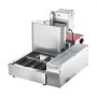 VEVOR Commercial Automatic Donuts Machine, 4 Rows Donuts Making Equipment, 240 pcs/hour Electric High Power Doughnut Maker, Stainless Steel Frying Auto Fryer, with Intelligent Control