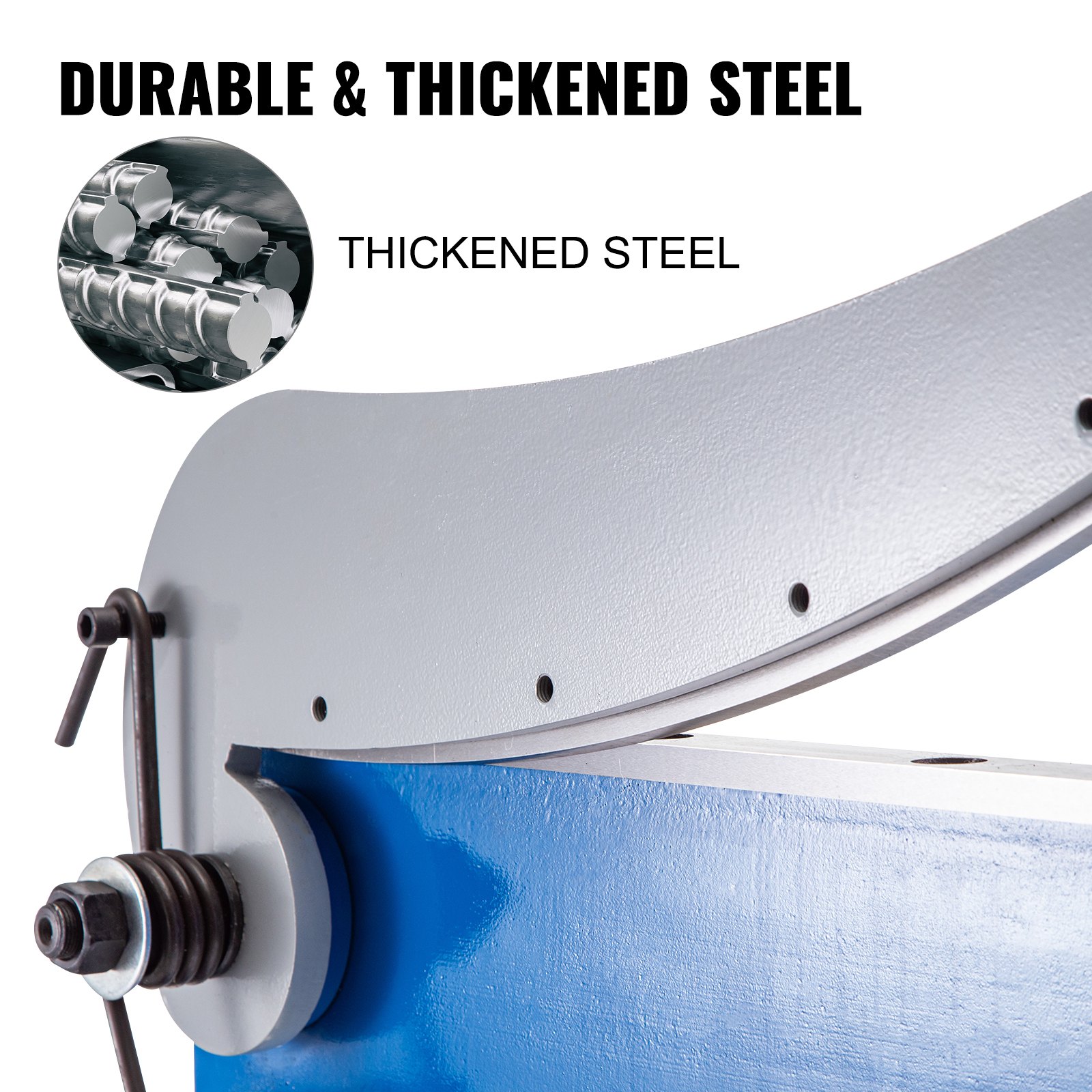 Nożyce do cyny VEVOR Nożyczki gilotynowe do cyny 800mm 1,5mm z podstawą