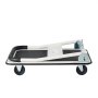 VEVOR Foldable Push Cart Dolly, 149.69 kg Capacity, Folding Platform Truck with Swivel Wheels, Moving Platform Hand Truck Flatbed Cart, Space Saving Push Handle, for Easy Storage, 735 x 480 x 825 mm