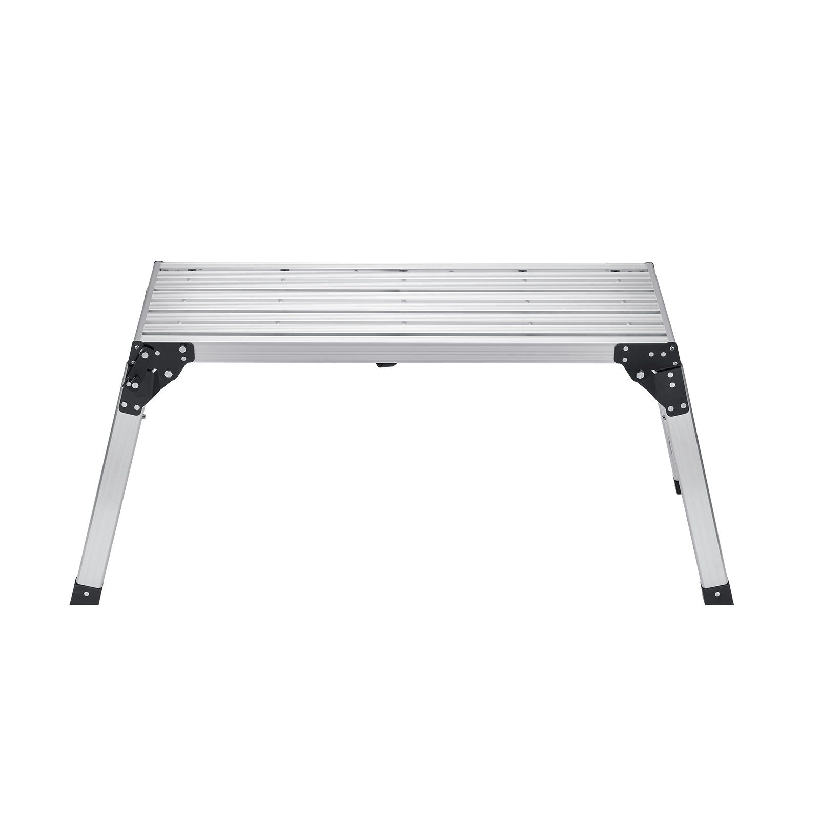 VEVOR aluminiowa platforma robocza, składany stół warsztatowy, 100 x 30 x 87,7 cm, platforma robocza, nośność 150 kg, ławka schodkowa, regulacja wysokości, stopnie 58,5-87,7 do domu, biura, warsztatu i garażu, srebrny