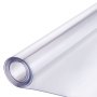 VEVOR Plastic Tablecloth, 61 x 243 cm, 1.5 mm thick, transparent table protector, rectangular PVC desk mat, waterproof and easy-to-clean desk pad, tablecloth, for office, dresser, dining table, bedside table