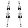 VEVOR Linear Rail Guide Kit, HGR20, 2PCS 600 mm (23.62 inch) Linear Rails and 1PCS Ball Screw, 4PCS Slide Blocks, with BF12/BK12 End Support, Coupling, and Nut Housing, for DIY CNC Routers Lathes