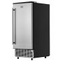 VEVOR Undercounter Ice Cream Machine, 36 kg/day, Built-in Ice Cream Machine with Drain Pump, Reversible Door, Stainless Steel, Freestanding Ice Cream Maker for Commercial and Private Kitchens