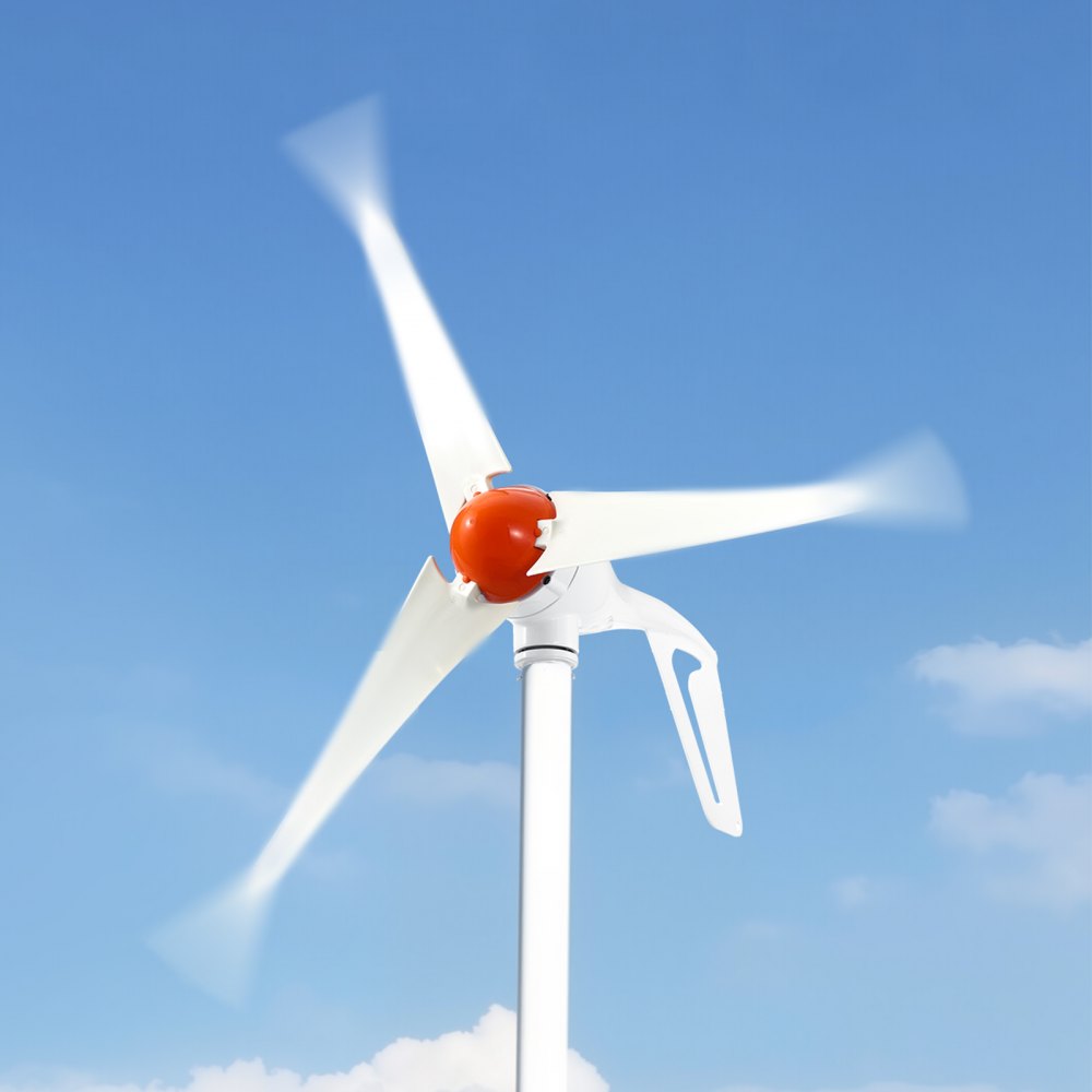 Zestaw solarno-wiatrowy VEVOR 12 V 400 W, 2 monokrystaliczne panele słoneczne 100 W + turbina wiatrowa 200 W + hybrydowy kontroler MPPT do systemów wiatrowo-słonecznych do domu, kampera, łodzi i kempingu, poza siecią