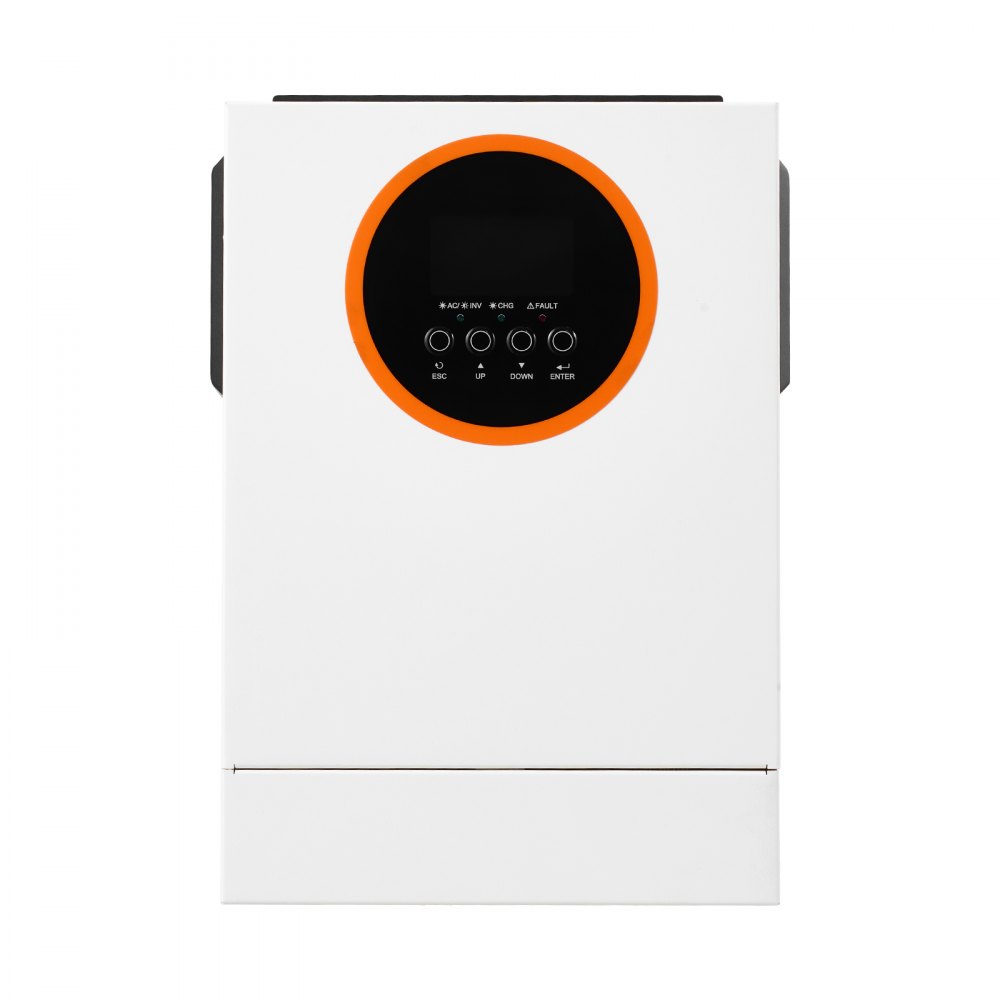 Zestaw solarno-wiatrowy VEVOR 12 V 600 W, 2 panele monokrystaliczne 100 W + turbina wiatrowa 400 W, 6 kontrolerów + akumulator LiFePO4 12,8 V 100 Ah + hybrydowy falownik solarny 1 kW do kamperów, łodzi, kempingów i obiektów poza siecią