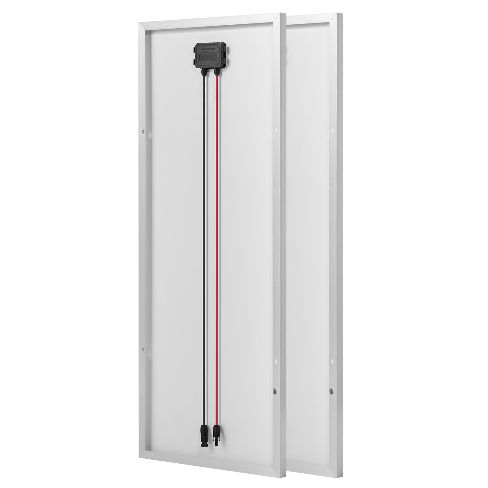 Kompletny zestaw paneli słonecznych VEVOR 200 W 12 V, 2 szt. monokrystalicznych modułów słonecznych o mocy 100 W, akumulator LiFePO₄ 12,8 V 50 Ah + regulator ładowania 40 A + falownik 800 W, do kamperów, domów, kempingów, łodzi i instalacji poza siecią.