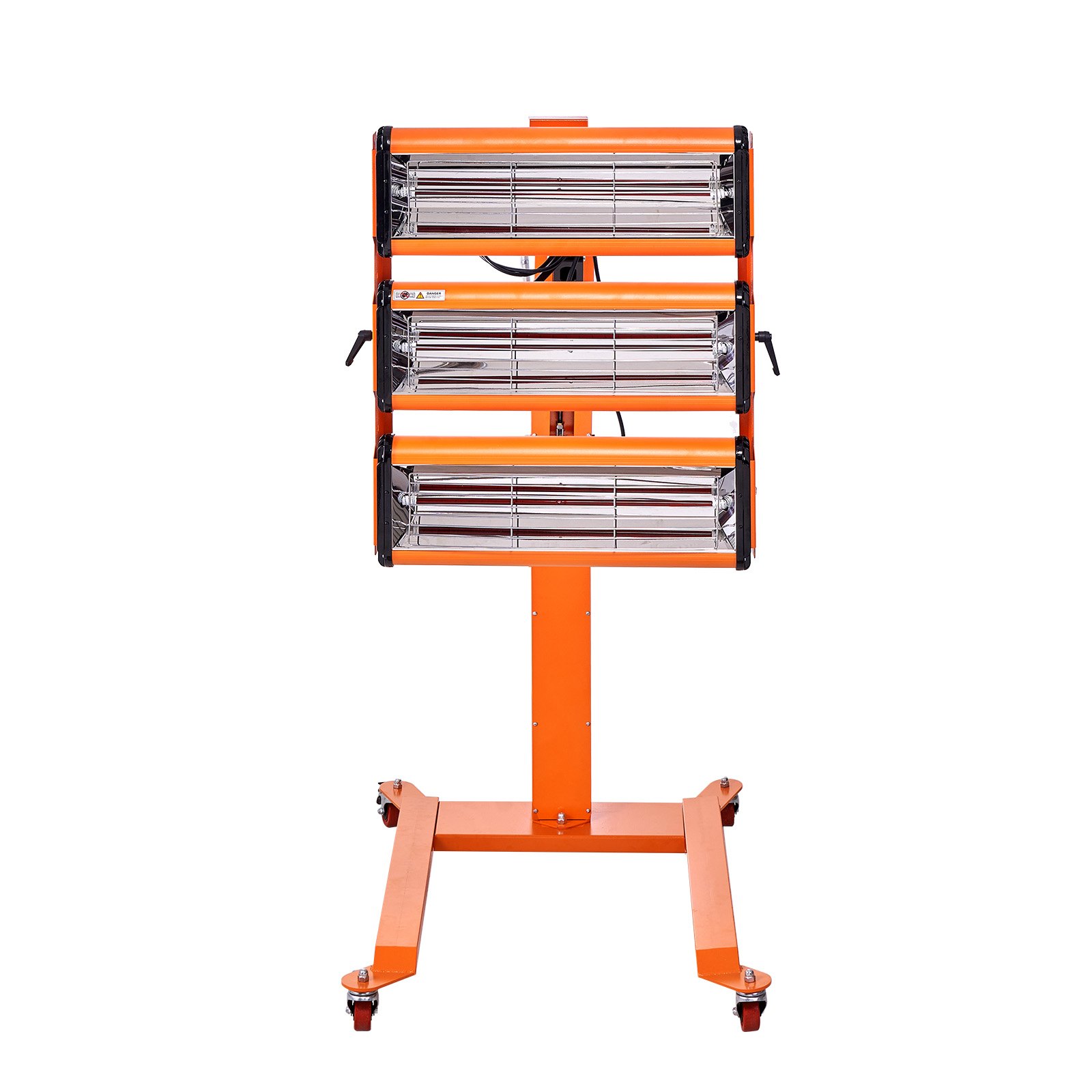 VEVOR Infrared Curing Lamp, 3300 W, 1-60 min. Time Setting, Auto Curing Lamp with Automatic Heating and Stand, 8.61 sq ft. Baking Area, Spray Booth Heaters, Paint Dryers