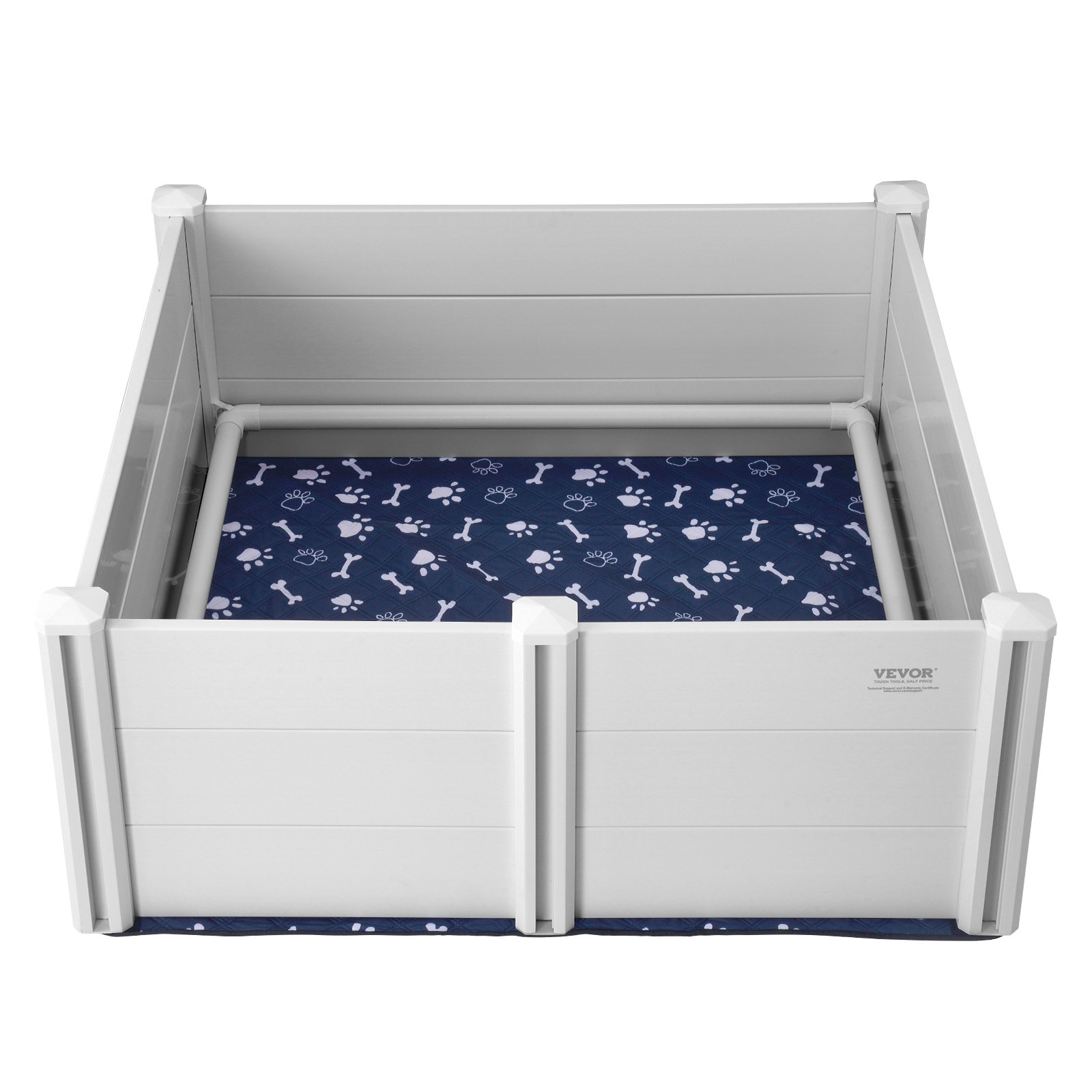 VEVOR kojec dla szczeniąt kojec dla szczeniąt kojec dla zwierząt kojec dla szczeniąt 122x122x46mm