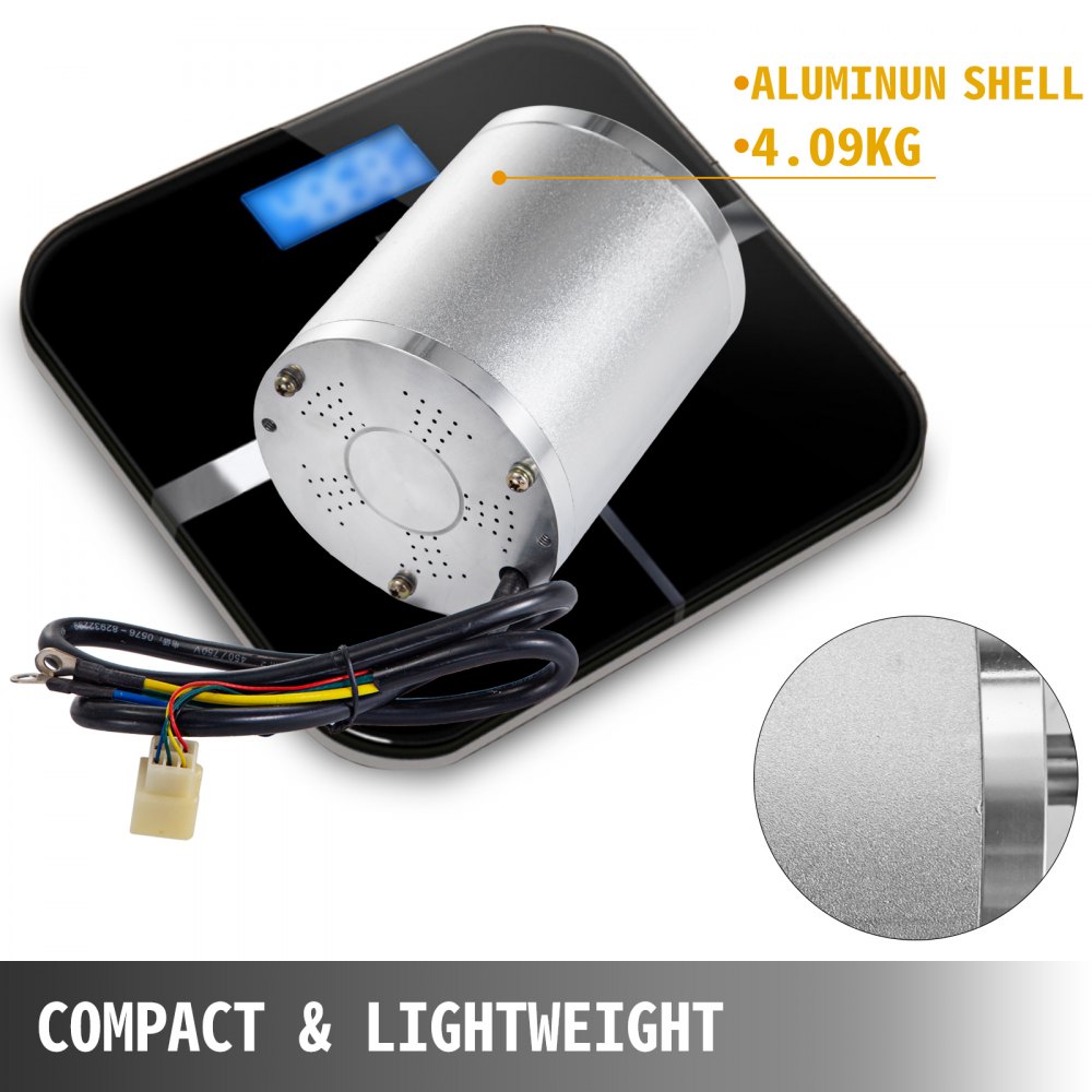 Bezszczotkowy silnik elektryczny prądu stałego Go Kart 48V 1500W do roweru elektrycznego