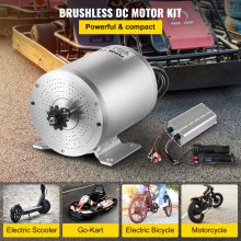 VEVOR DC Motor Gear Motor 4900RPM Elektryczny silnik szczotkowy Silnik elektryczny