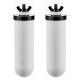 VEVOR Gravity Water Filtration System Replacement Water Filters, Ceramic Replacement Filters, Easily Replaceable Water Filter, Compatible with Most Brands, 2 Pieces, White