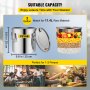 2.7 Zbiornik do destylacji alkoholu GAL w Wielkiej Brytanii z pompą cyrkulacyjną wody do fermentacji fermentacyjnej Sprzęt do warzenia piwa ze stali nierdzewnej Kadź fermentacyjna Beczka fermentacyjna