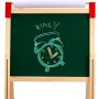 VEVOR Children's Art Easel, 3-in-1 Wooden Art Easel, Double-Sided, with Magnetic Whiteboard, Chalkboard, Paper Roll, Adjustable Drawing Board with Painting Accessories, for Children Ages 3 and Up