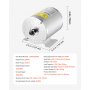 Silnik elektryczny VEVOR 2kW bezszczotkowy DC 48V 4300RPM