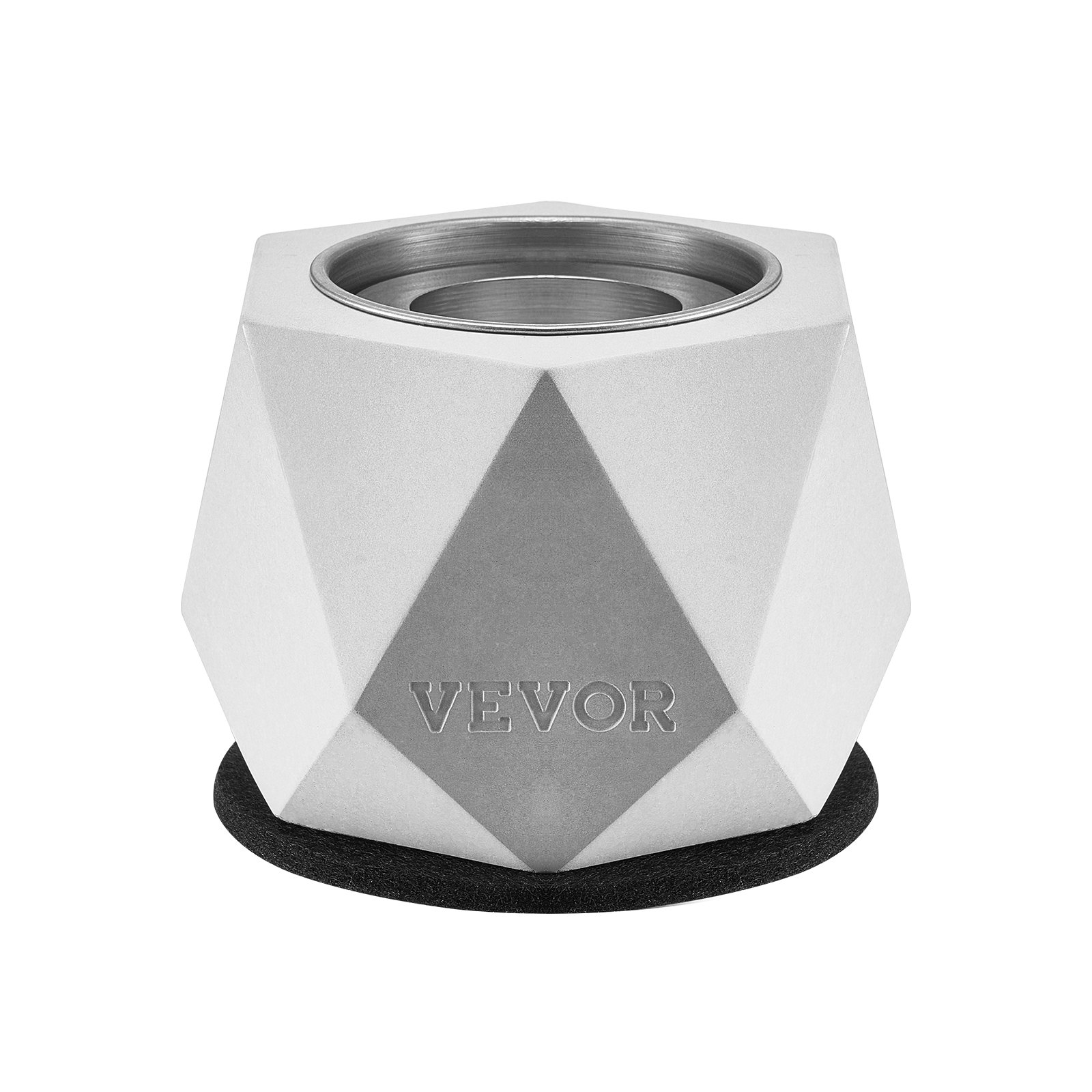 Palenisko VEVOR, 125 x 117 x 105 mm, Kominek stołowy, Dekoracja do wnętrz i na zewnątrz, Misa paleniskowa na alkohol izopropylowy, Urządzenie do wypieku smores, Miniaturowy kosz paleniskowy na taras i balkon z gaśnicą, Jasnoszary