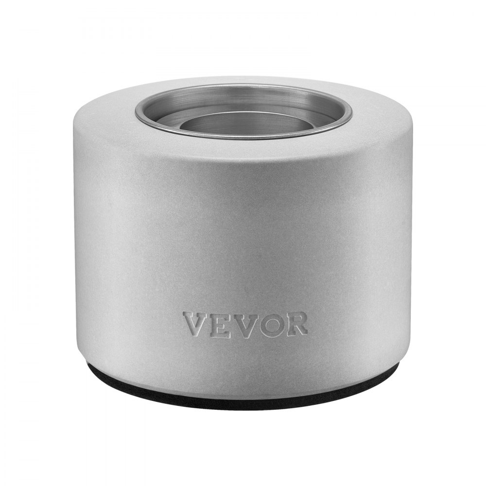 Palenisko VEVOR, Φ127x108 mm, kominek stołowy, dekoracja do wnętrz i na zewnątrz, misa paleniskowa na alkohol izopropylowy, urządzenie do wypieku pianek Smores, na taras i balkon z osłoną na gaśnicę, cylinder jasnoszary