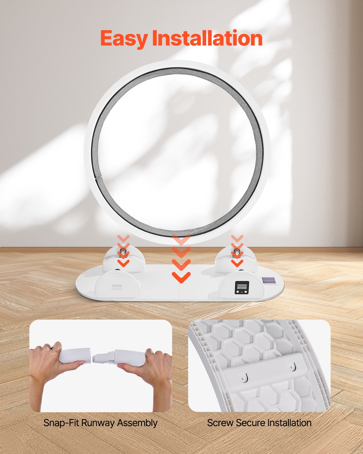 Kołowrotek dla kota VEVOR, 115 x 39,5 x 109 cm, kołowrotek z hamulcem i bieżnią, bieżnia dla kotów domowych o wadze poniżej 13,6 kg, urządzenie do tresury kotów dla zdrowia i kondycji zwierząt