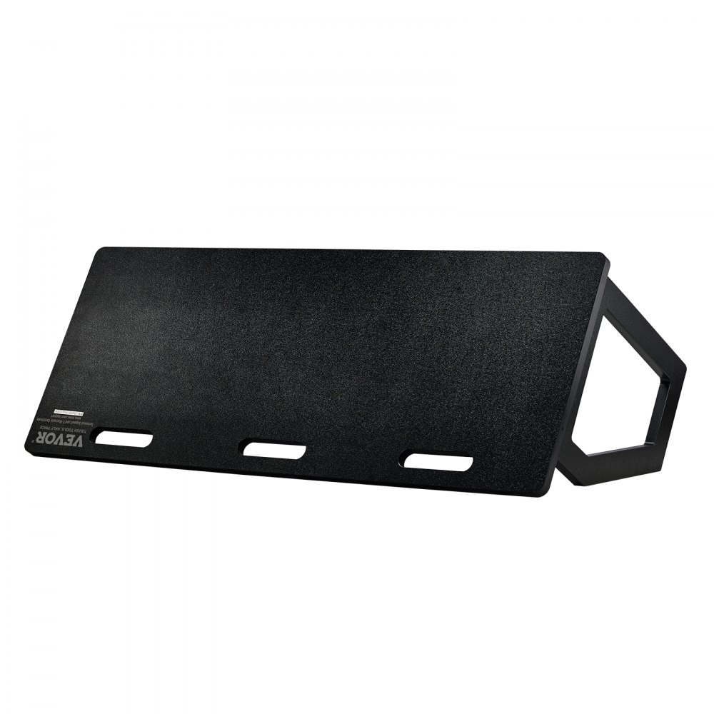 VEVOR Soccer Rebounder Board, przenośna tablica do odbijania piłki, 1150 x 450 mm, HDPE Rebounder Wall Rebounder Equipment, dla dzieci i młodzieży, tablica treningowa Rebounder Kicker do treningu piłki nożnej, czarna