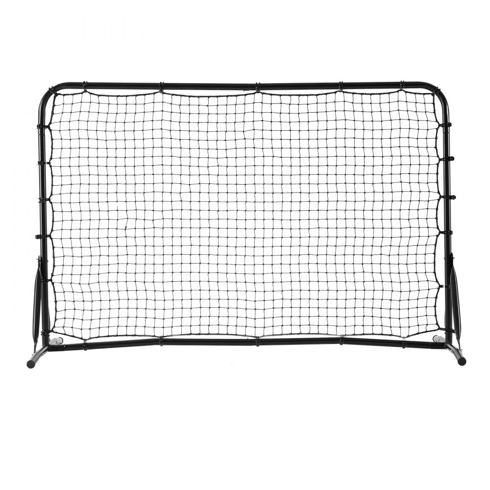 VEVOR Football Rebound Net 6 x 4 Foot Portable Training Gift, Double-Sided Rebound Net, Football Training Equipment and Aid for All Ages Kick-Back Rebounder
