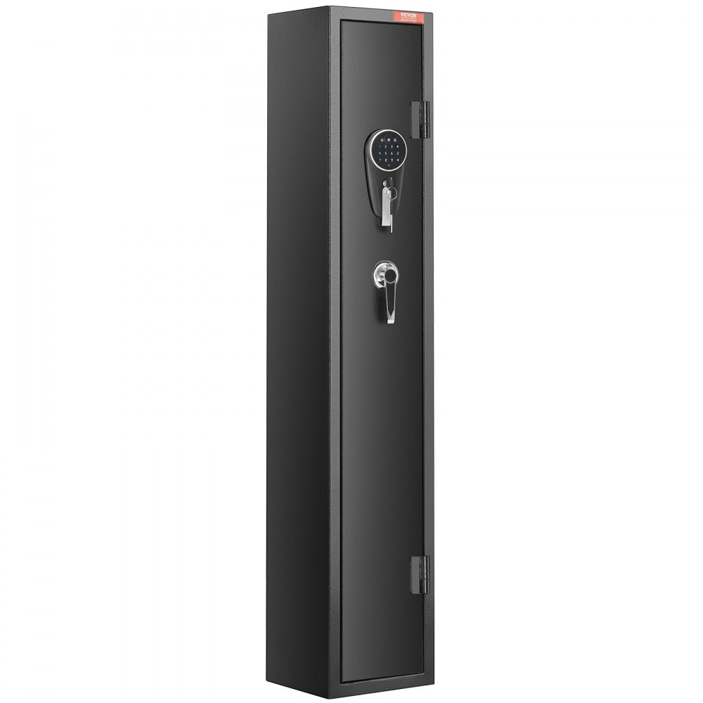 VEVOR 2-Sejf na broń, sejf na broń z zamkiem i klawiaturą cyfrową, szafka do przechowywania broni z szybkim dostępem i wyjmowaną półką, stojak na pistolety, szafka na broń