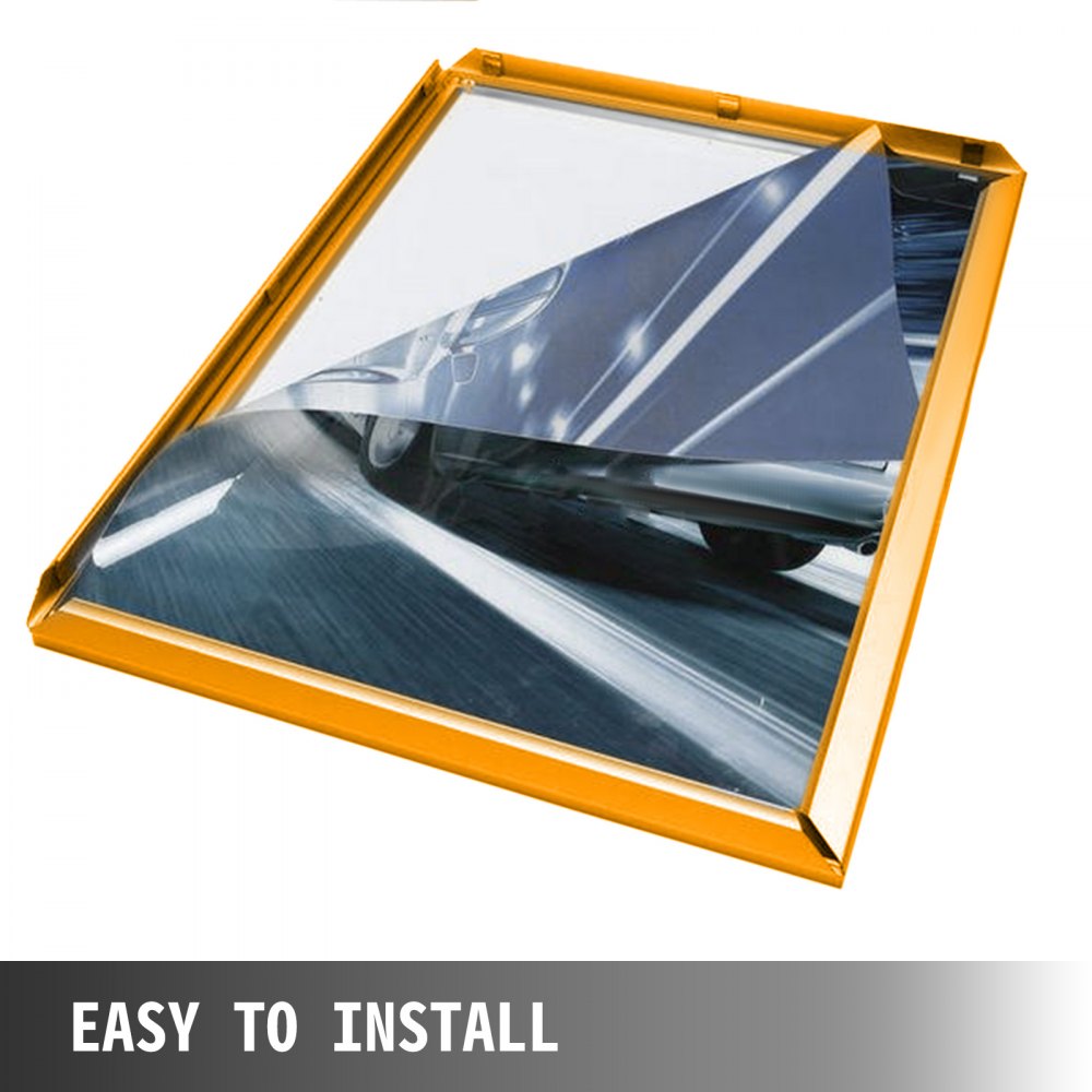 Ramka na zdjęcia VEVOR LED light frame 33 x 47 cali podświetlana żółta A0