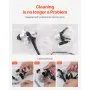 VEVOR Portable Airless Paint Sprayer, 750 W, 3000 psi, High-Efficiency Electric Sprayer, Paint Sprayers, Spray Painting Machine, High-Pressure Airless Paint Spraying System with 15 m Hose Length