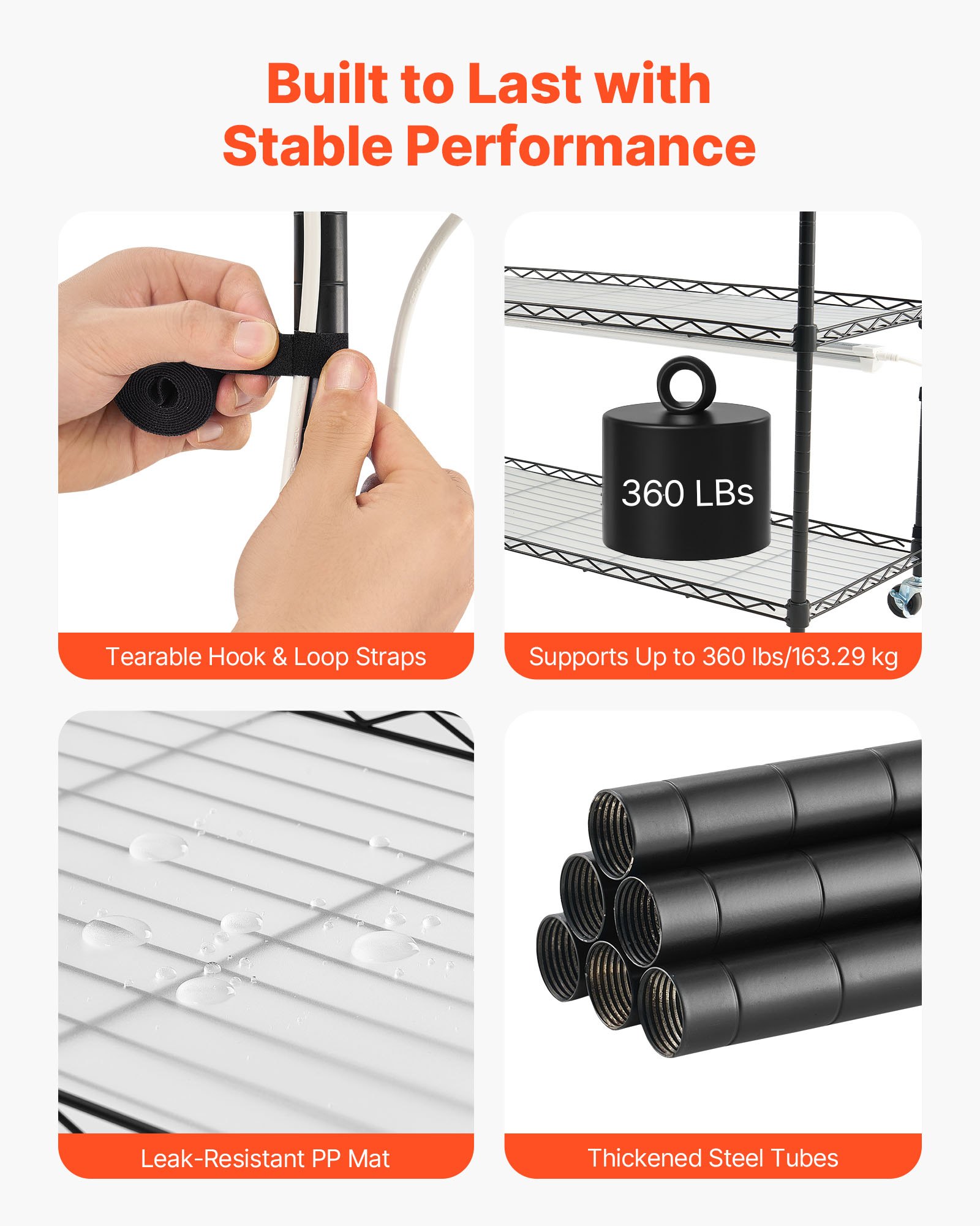 Stojak na rośliny VEVOR z lampami do uprawy, 6-poziomowy stojak na rośliny doniczkowe z kółkami i timerem, 150 W, 3800 K, pełne spektrum światła, metalowy stojak na kwiaty do siewu, 90 x 35 x 180 cm