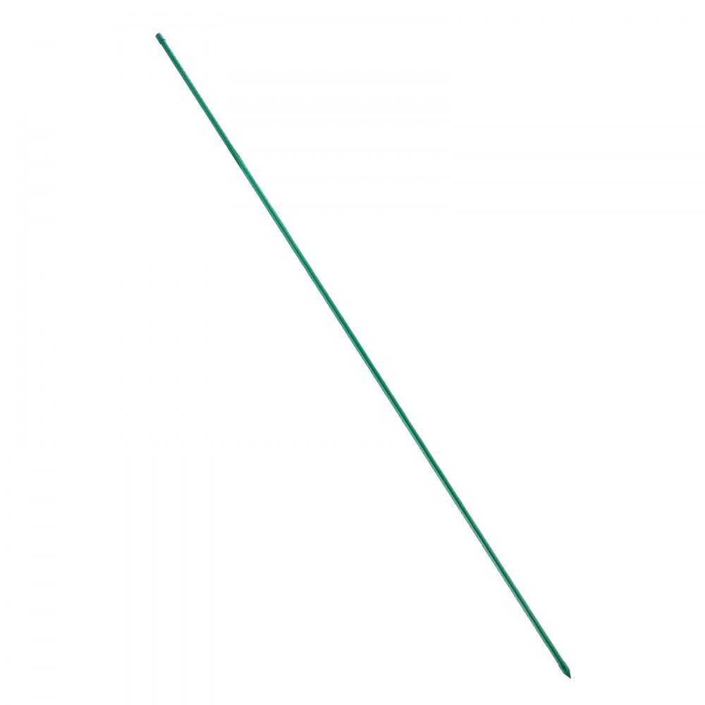 VEVOR Podpórka do roślin, 10 szt., paliki do roślin ⌀11 x 1455 mm, metalowe paliki do pomidorów powlekane plastikiem, podpórka do roślin z ostrym końcem i antypoślizgowymi wypustkami do uprawy roślin pnących i warzyw