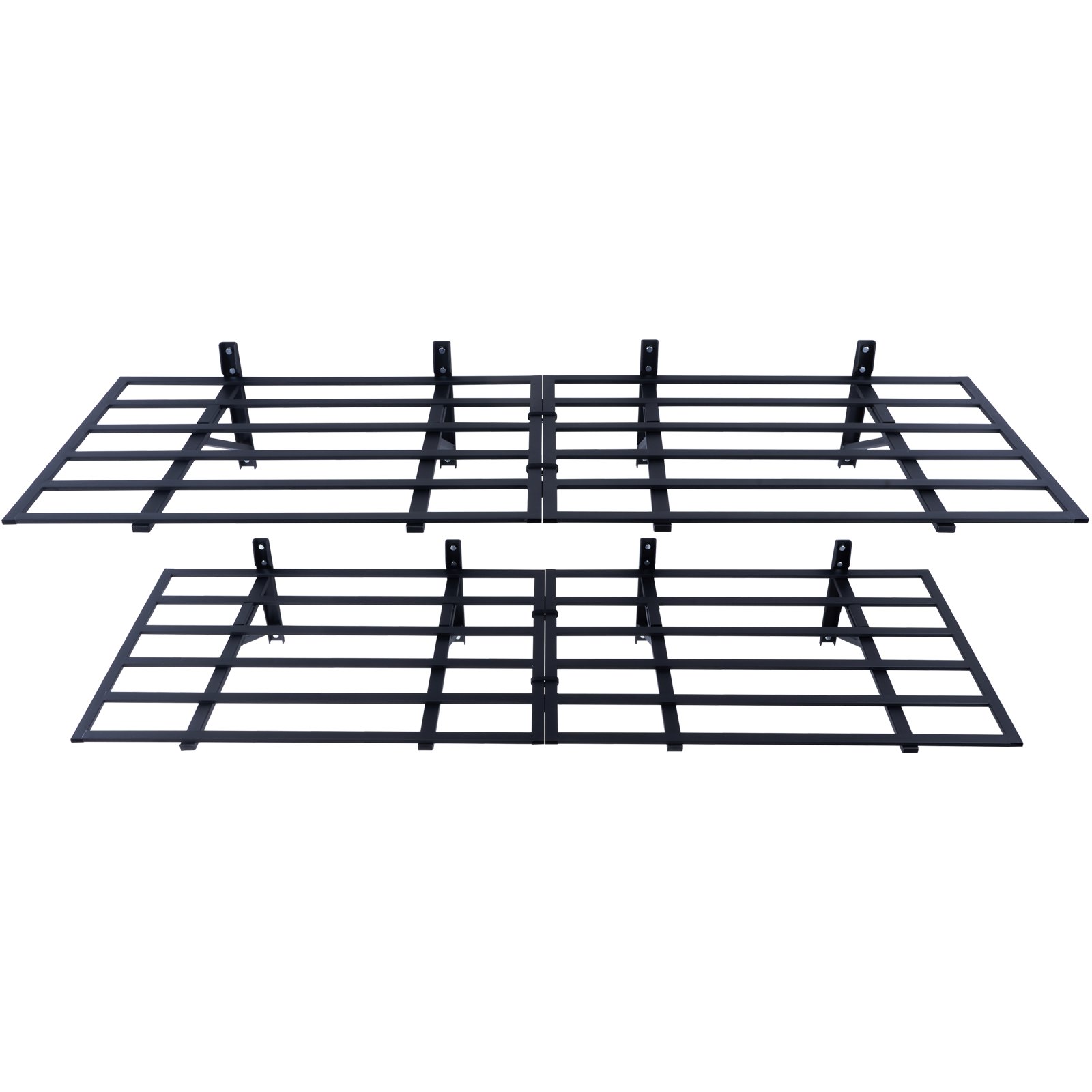 VEVOR Zestaw 2 regałów garażowych 1830 x 630 x 305 mm Przechowywanie narzędzi 363 kg na warstwę Uchwyt na narzędzia Ścienny 183 x 61 cm Przestrzeń półkowa Półki do przechowywania Półka metalowa Organizer na narzędzia Półki ścienne