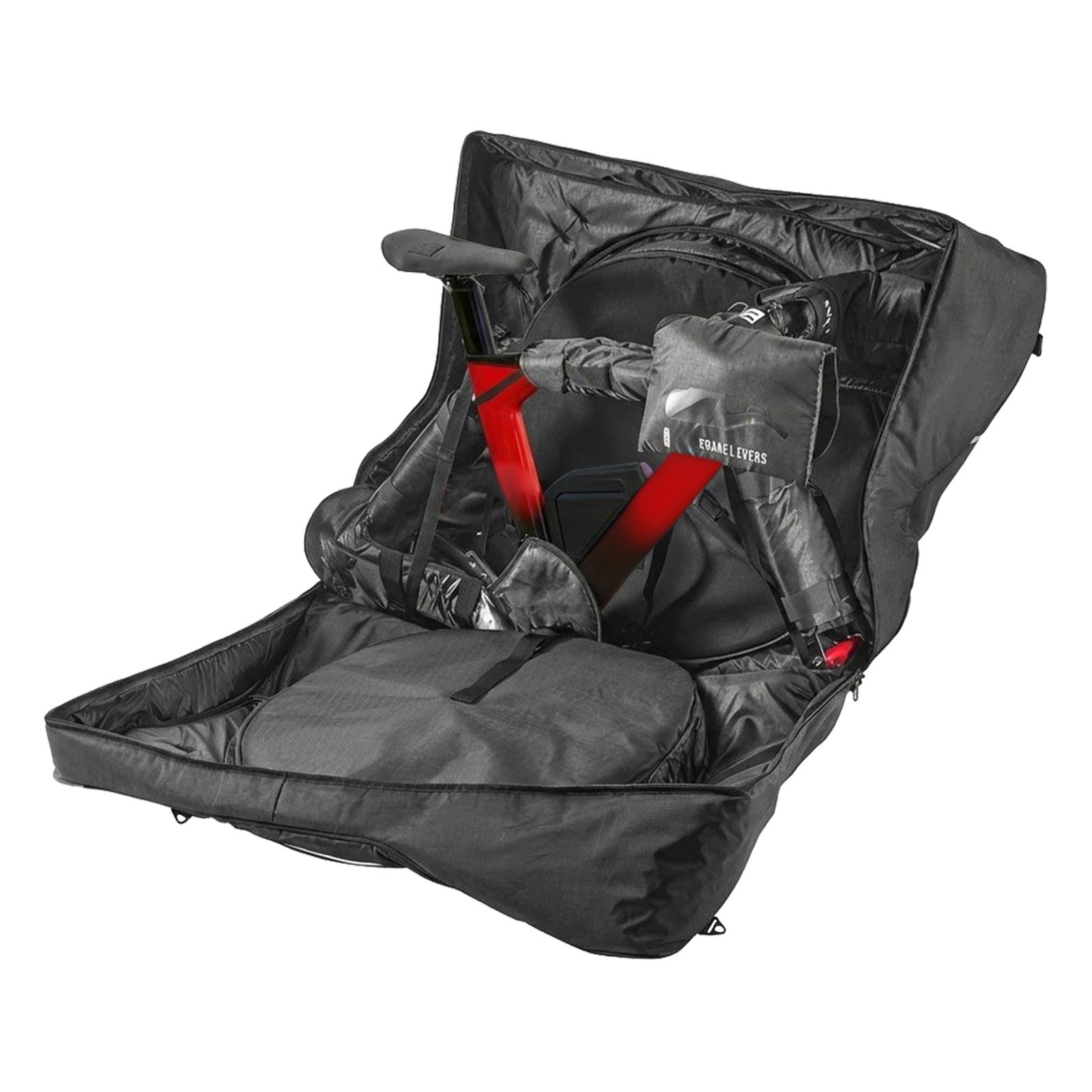 Torba transportowa na rower VEVOR, torba na rower triathlonowy z zamkiem TSA i podwójnym zamkiem błyskawicznym, na rowery o rozstawie osi do 106 cm, do podróży, aktywności na świeżym powietrzu, transportu pociągiem, samolotem i metrem