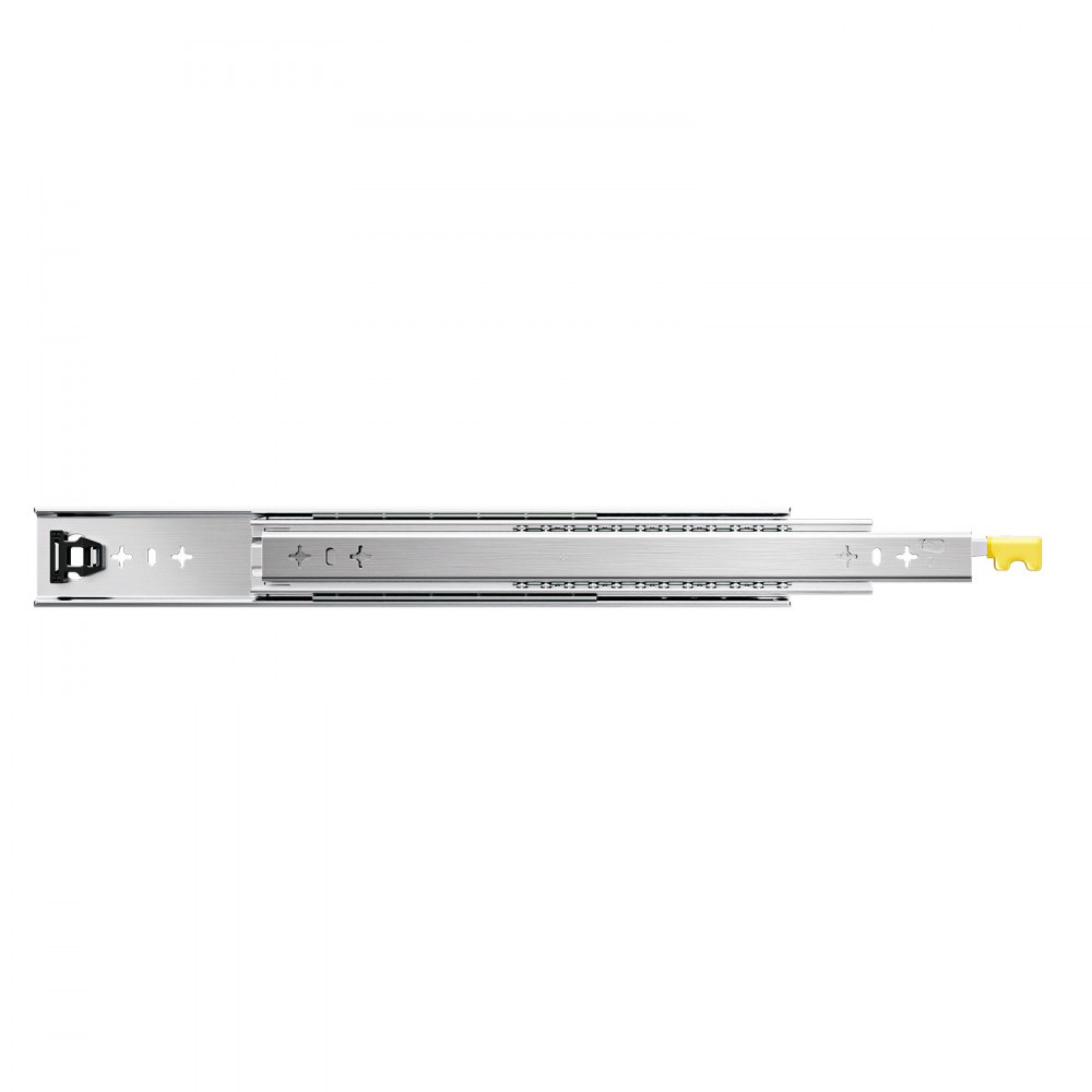 Prowadnice do szuflad VEVOR z pełnym wysuwem, 1 para, szyna szuflady, blokowane prowadnice teleskopowe, 950 mm, nośność 113,4 kg, boczna szyna ślizgowa z łożyskiem kulkowym i blokadą