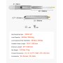 VEVOR drawer slide with full extension, 508 mm, lockable drawer slide, 1 pair, load capacity 226.8 kg, side-mounted slide rail with ball bearing and locking mechanism