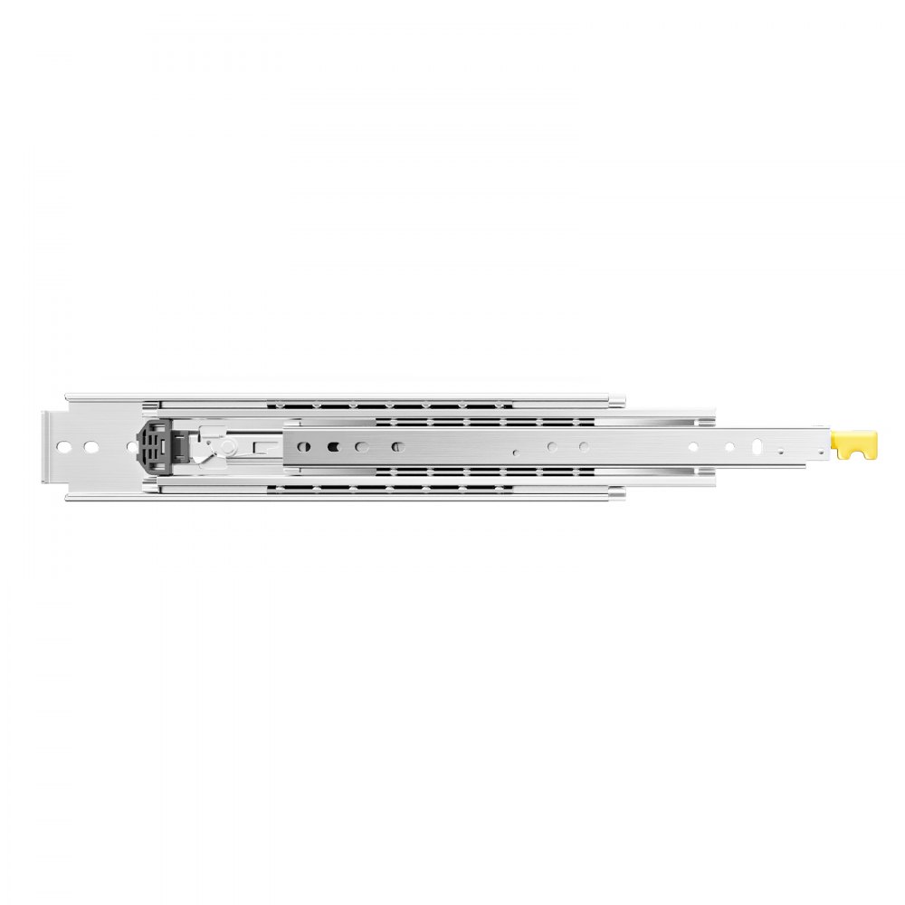VEVOR 1 para prowadnic do szuflad z pełnym wysuwem, 965 mm, udźwig 226,8 kg, prowadnice do szuflad, łożyska kulkowe z blokadą, teleskopowe prowadnice boczne do półek, szafek, szuflad przemysłowych