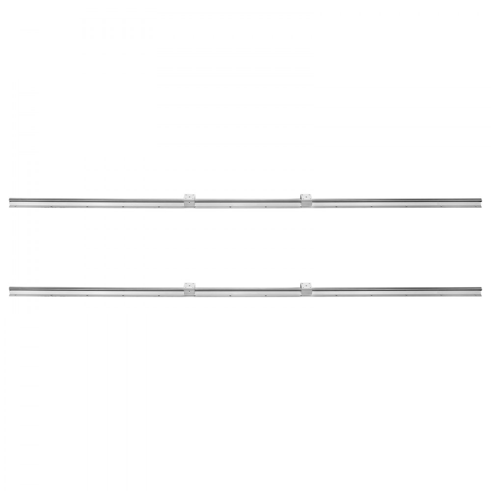 Zestaw prowadnic liniowych VEVOR, SBR16 2000 mm, 2 sztuki szyn prowadzących SBR16 78,7 cala/2000 mm i 4 sztuki bloków ślizgowych SBR16UU, szyn liniowych i zestawu łożysk do maszyn automatycznych, projektów DIY, frezarek CNC