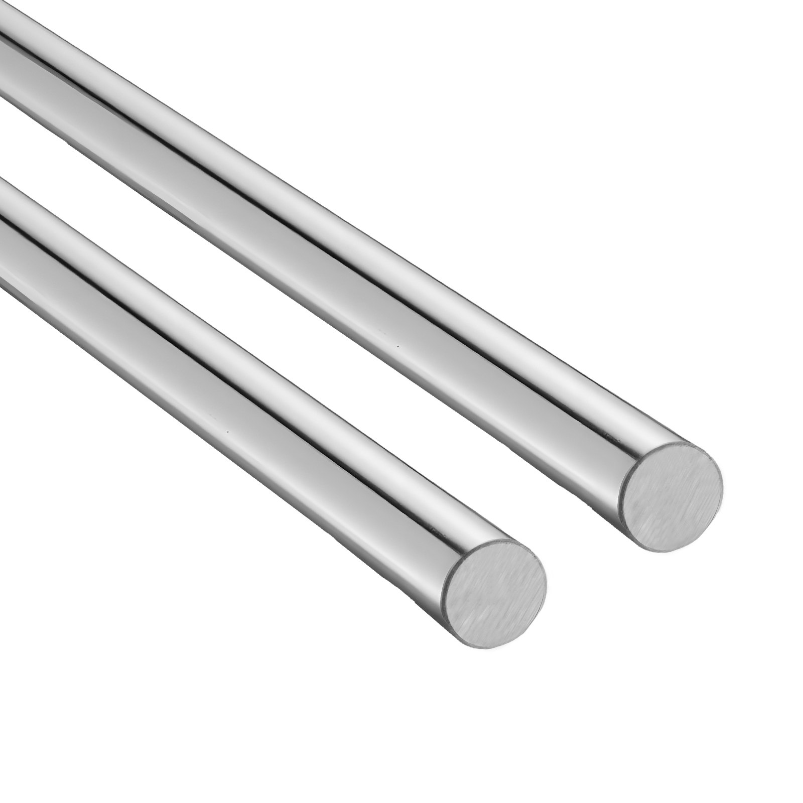 Wałki liniowe VEVOR, 20 x 1200 mm, wał precyzyjny ze stali węglowej SFC20, nierdzewny i o wysokiej precyzji, wał o wysokiej twardości, pręt okrągły do ​​maszyn tnących, szlifujących, frezujących i wiertniczych, opakowanie 2 szt.
