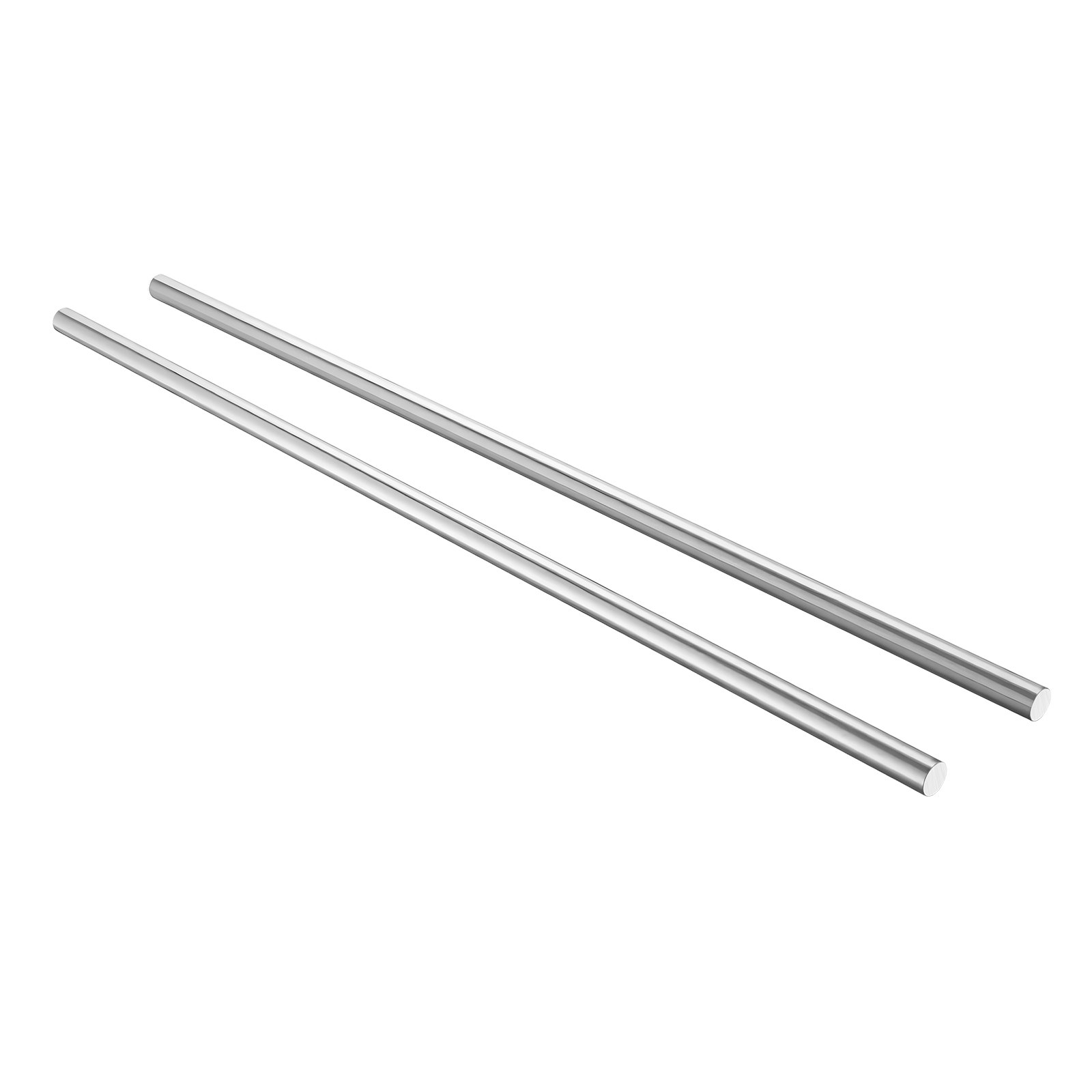 Wałki liniowe VEVOR, 25 x 1000 mm, wał precyzyjny ze stali węglowej SFC25, nierdzewny i o wysokiej precyzji, wał o wysokiej twardości, pręt okrągły do ​​maszyn tnących, szlifujących, frezujących i wiertniczych, opakowanie 2 szt.