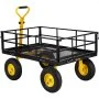 VEVOR Wózek ręczny Wózek transportowy Wózek ogrodowy Wózek na sprzęt Wózek ręczny 112x75x27,8cm