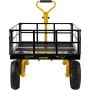 VEVOR Wózek ręczny Wózek transportowy Wózek ogrodowy Wózek na sprzęt Wózek ręczny 112x75x27,8cm