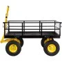 VEVOR Wózek ręczny Wózek transportowy Wózek ogrodowy Wózek na sprzęt Wózek ręczny 112x75x27,8cm