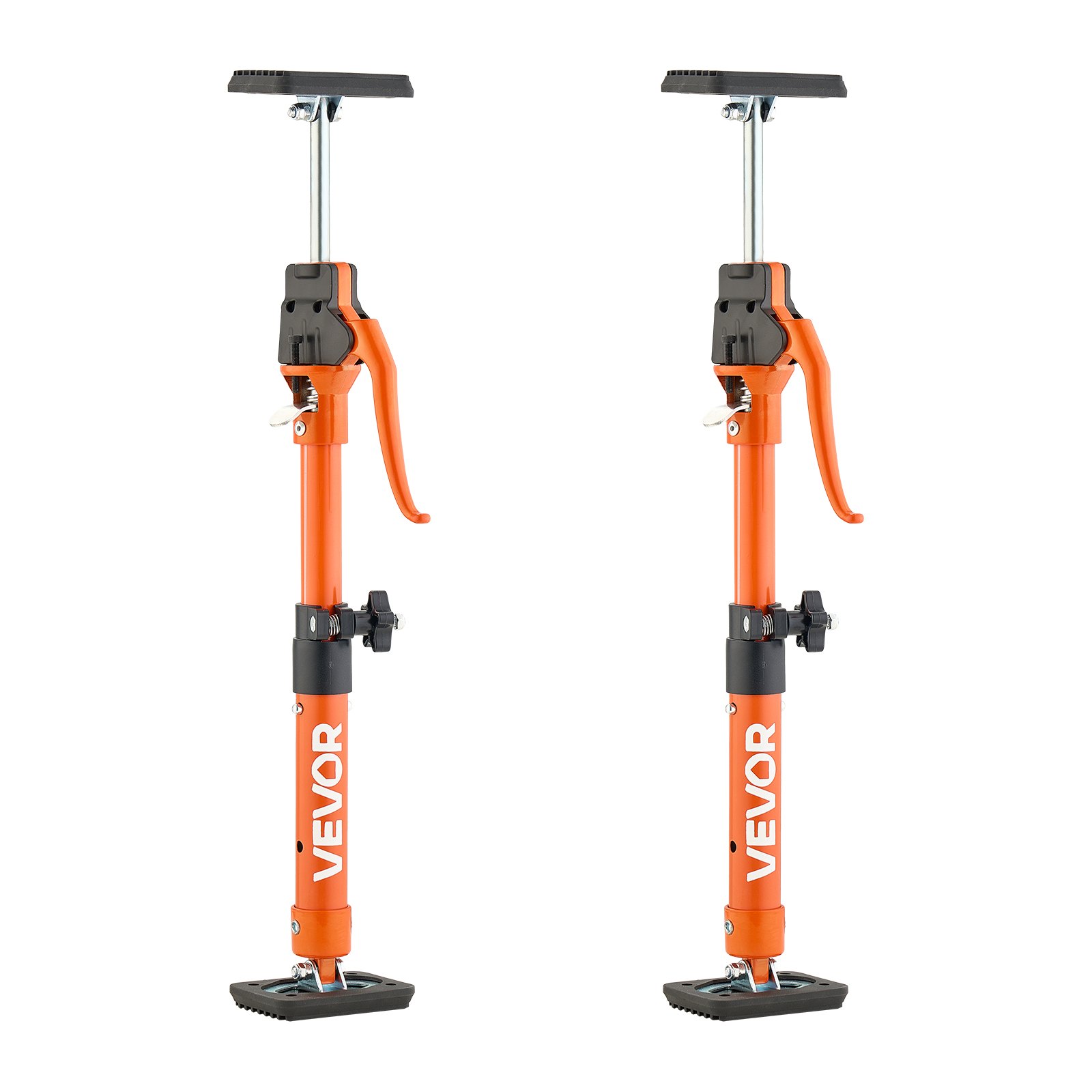VEVOR Cabinet Jack Support Pole, 2-Pack, 40-60 cm Steel Telescopic Quick Support Rod, Adjustable 3rd Hand System up to 100 kg Capacity for Installing Cabinets, Lifting Drywall, Cargo Bars