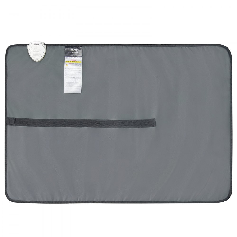 VEVOR Far Infrared Heating Pad, 108 Natural Jade and 42 Tourmaline Stone Heating Pads for Full Back Pain Relief, 103-159°F Heating Pad with Smart Controller and Automatic Shut-Off (Medium Size 31.5 x 21.93 Inches)