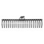 VEVOR Trailer Rake 152.4 cm Trailer Scarifier with 21 Steel Spiral Tines Lawn Scarifier Rake for Attachment to 121.92 cm or 152.4 cm Long Tool Bars and 3-Point Suspension Systems