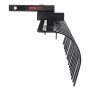 VEVOR Trailer Rake 152.4 cm Trailer Scarifier with 21 Steel Spiral Tines Lawn Scarifier Rake for Attachment to 121.92 cm or 152.4 cm Long Tool Bars and 3-Point Suspension Systems