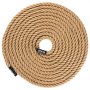 VEVOR Climbing Rope, Fitness Training Rope, Gym Rope, 15.24 m Length, 25.4 mm Diameter, Training Rope, Multi-Purpose Jute Rope, 227 kg, Climbing Exercises, Strength Training for Mountaineering, Camping