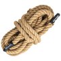VEVOR Climbing Rope, Fitness Training Rope, Gym Rope, 15.24 m Length, 25.4 mm Diameter, Training Rope, Multi-Purpose Jute Rope, 227 kg, Climbing Exercises, Strength Training for Mountaineering, Camping