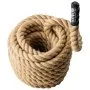 VEVOR Climbing Rope, Fitness Training Rope, Gym Rope, 15.24 m Length, 25.4 mm Diameter, Training Rope, Multi-Purpose Jute Rope, 227 kg, Climbing Exercises, Strength Training for Mountaineering, Camping