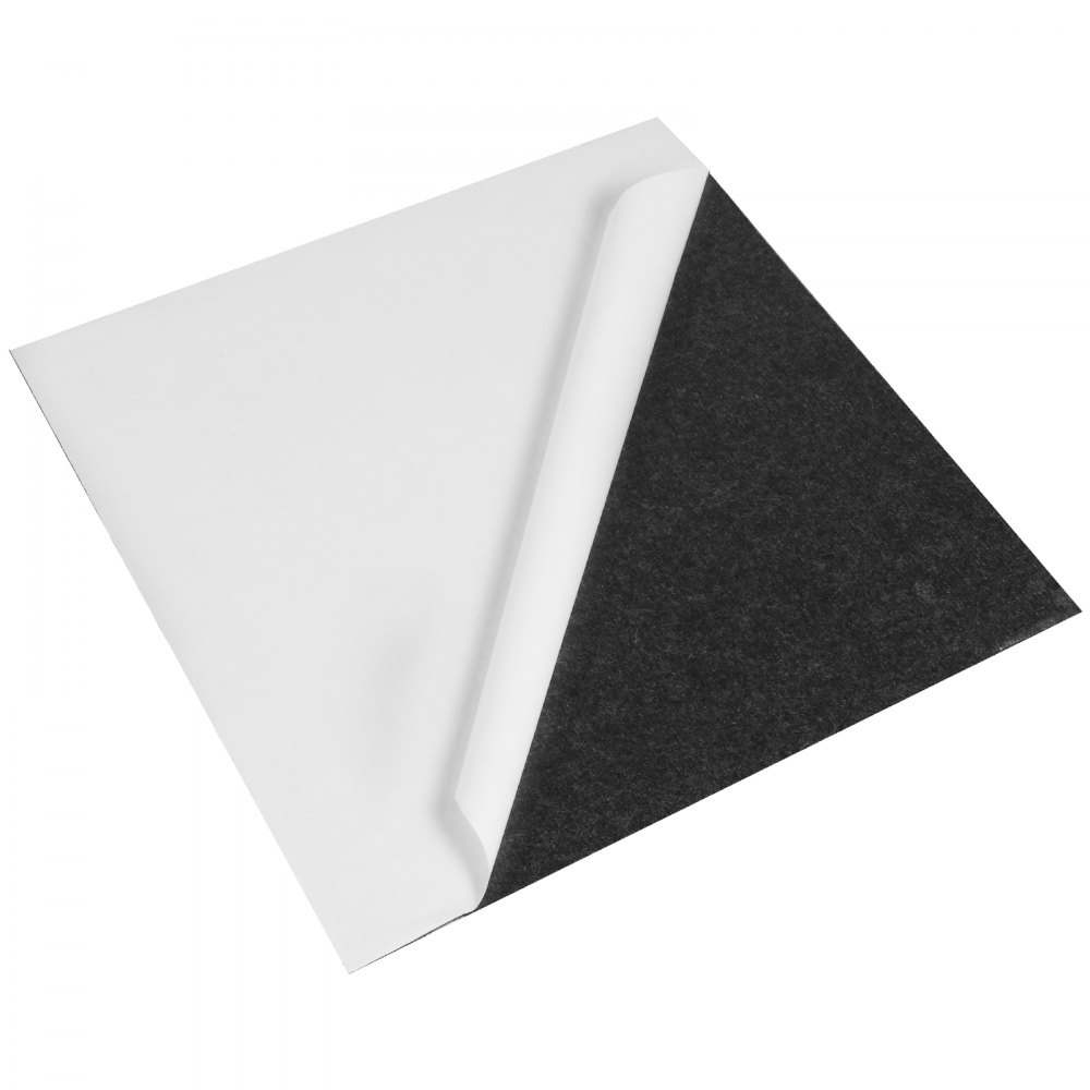 Płytki dywanowe VEVOR do samodzielnego montażu, 24 x 24 cale, samoprzylepne, miękkie, wyściełane płytki dywanowe, montaż do sypialni i salonu (opakowanie 15 sztuk, kolor czarny)