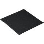 VEVOR Peel and Stick Carpet Tiles, 61 x 61 cm, Self-Adhesive Carpet Floor Tiles, Soft Cushioned Carpet Tiles, DIY Installation for Bedroom, Living Room, (15 pcs, Black)